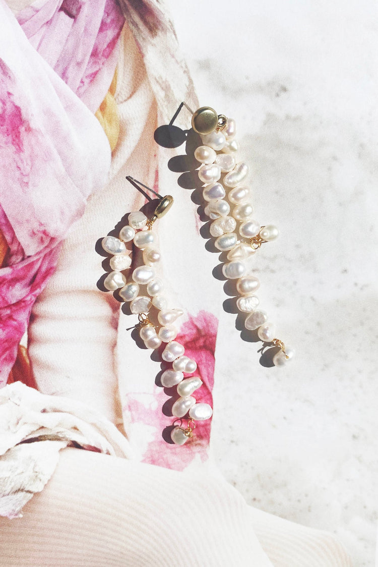 Permission To Love Earrings - White | Sage and Paige AUS.