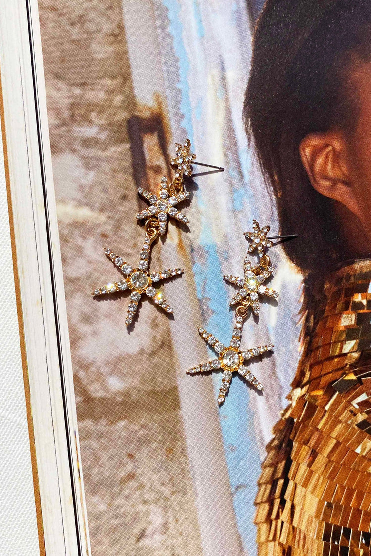 Tiana Earrings - Gold | Sage and Paige AUS.