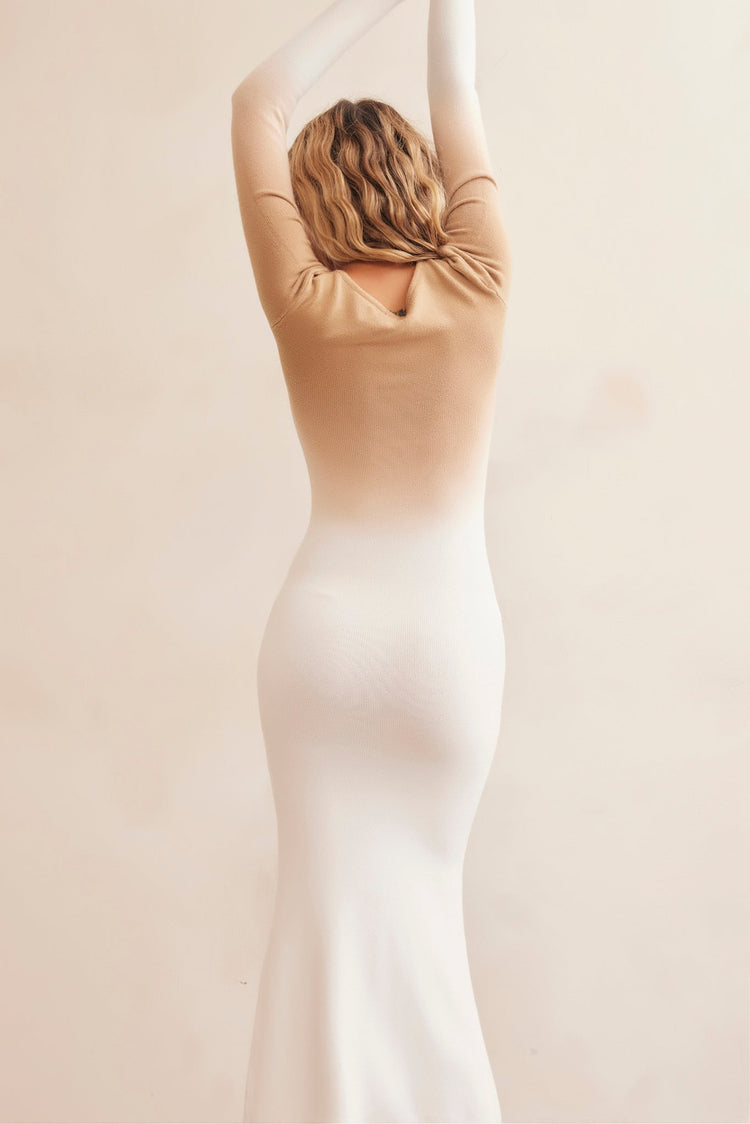 Dominica Midi Dress - Camel | Sage and Paige AUS.