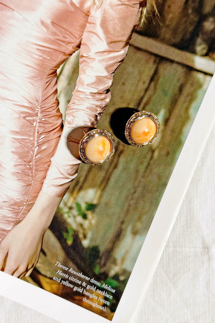 More Than Looks Earrings - Peach | Sage and Paige AUS.
